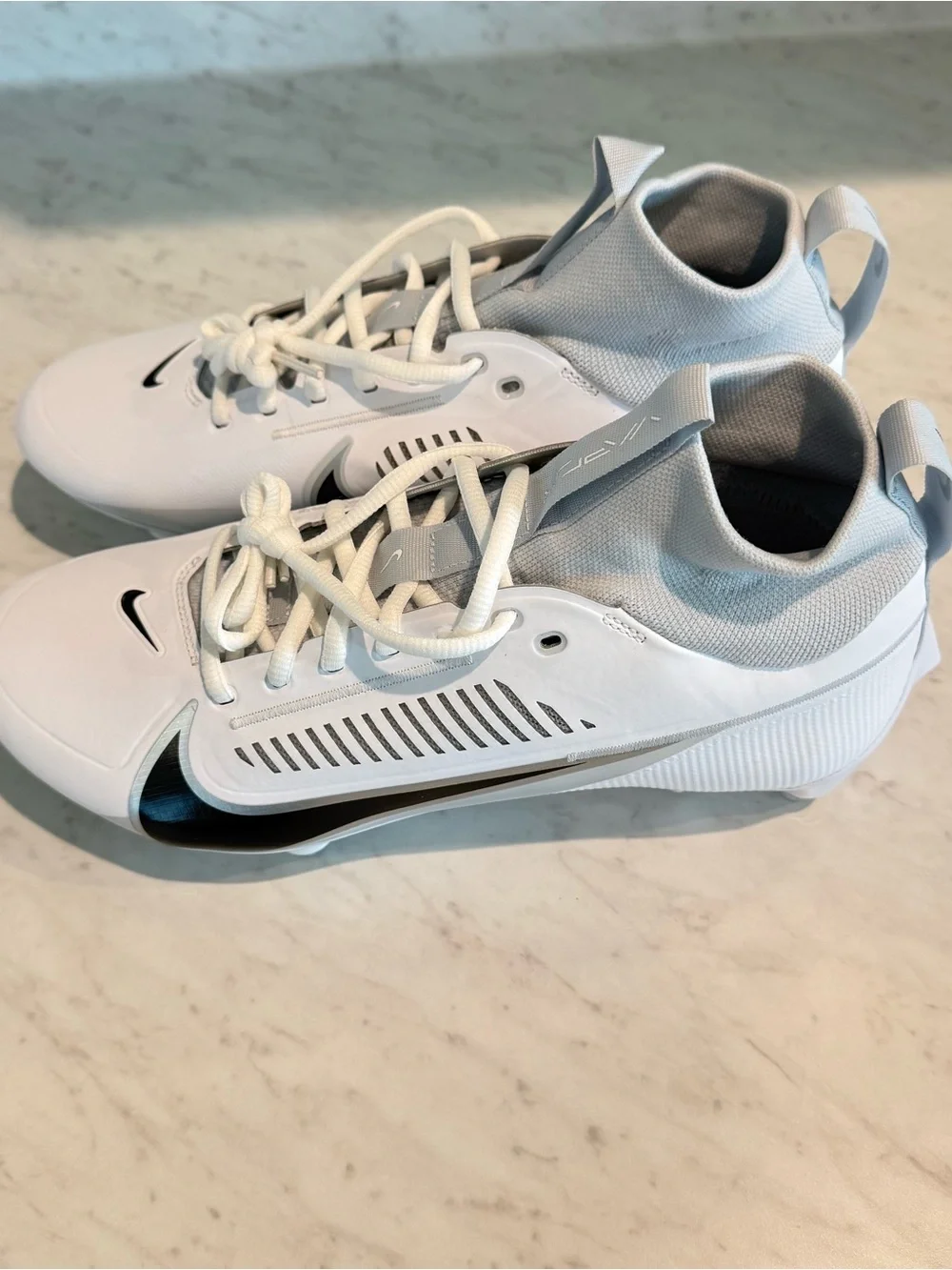 Nike Vapor Edge Pro 360 2 Detachable Football Cleats Men Sz 10 WIDE FJ7019-100